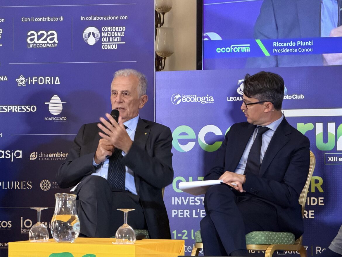 Rifiuti, Piunti (Conou): “2025 anno difficile ma modello italiano funziona”